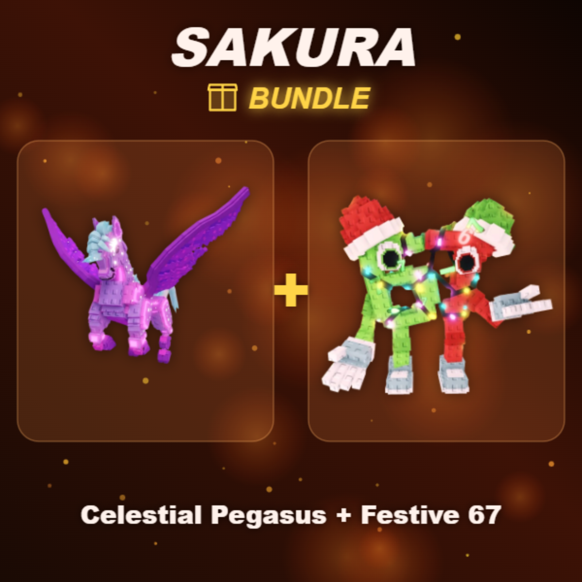 📦 BUNDLE ⭐ Celestial Pegasus + Festive 67 ⭐