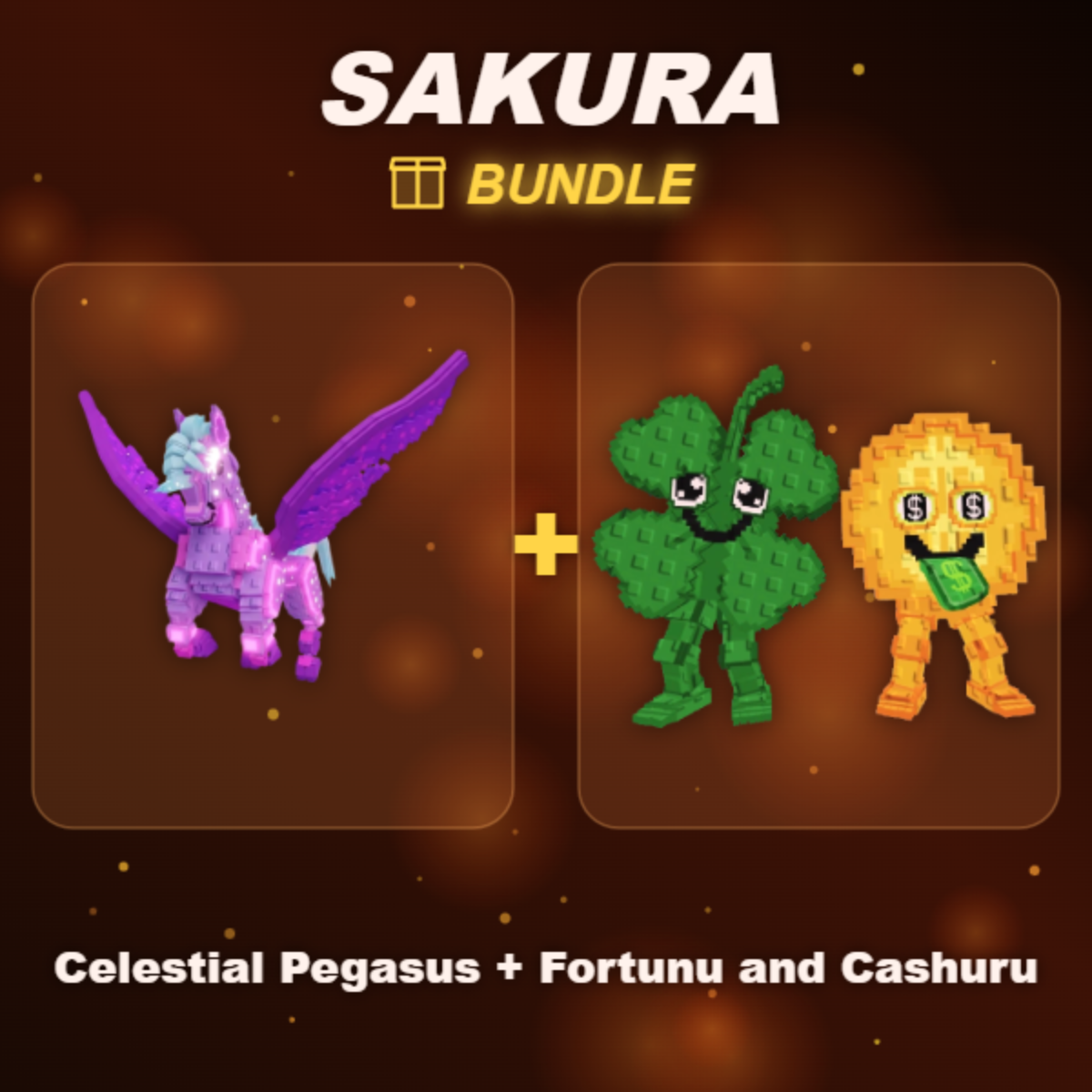 📦 BUNDLE ⭐ Celestial Pegasus + Fortunu and Cashuru ⭐