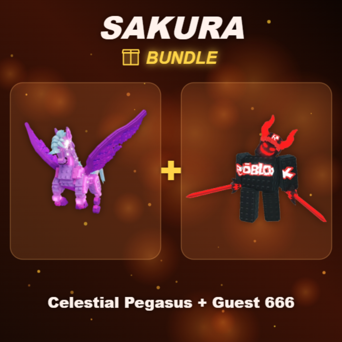 📦 BUNDLE ⭐ Celestial Pegasus + Guest 666 ⭐