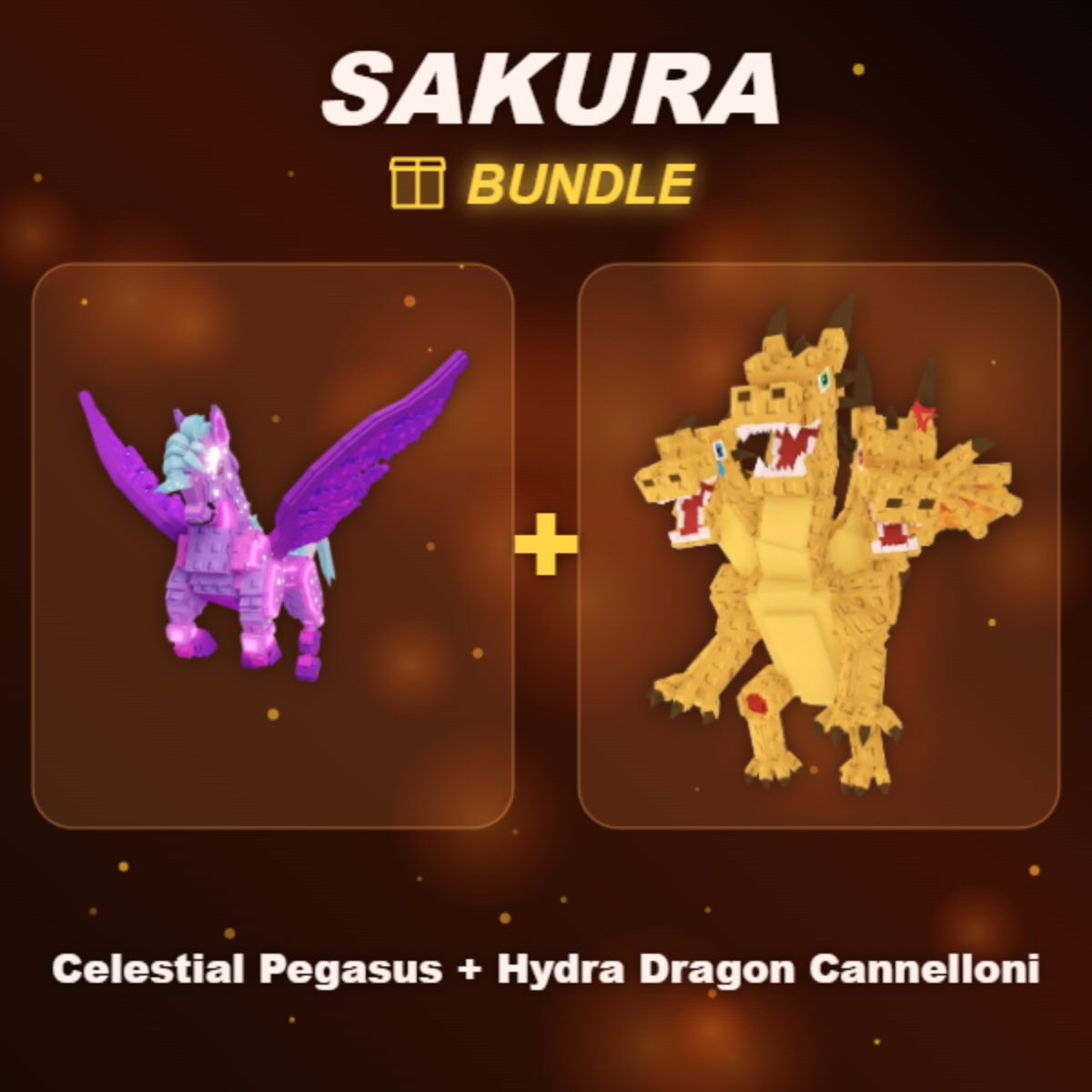 📦 BUNDLE ⭐ Celestial Pegasus + Hydra Dragon Cannelloni ⭐