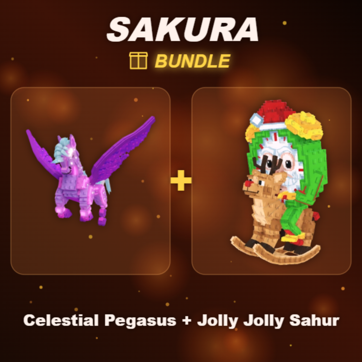 📦 BUNDLE ⭐ Celestial Pegasus + Jolly Jolly Sahur ⭐