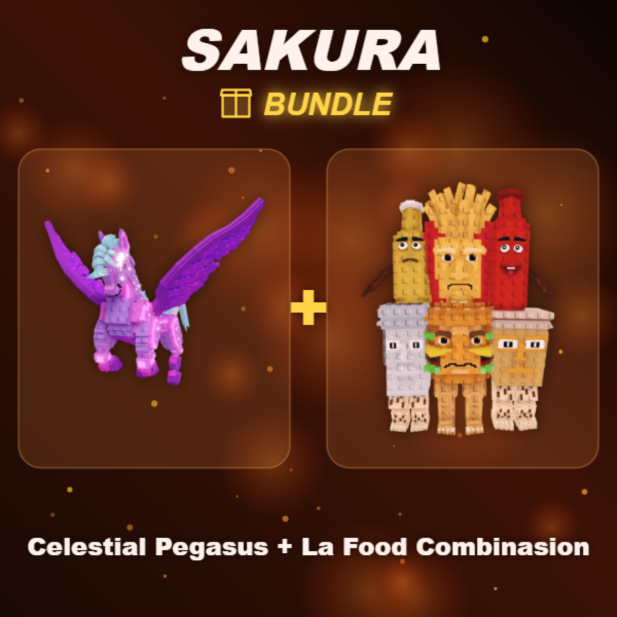 📦 BUNDLE ⭐ Celestial Pegasus + La Food Combinasion ⭐