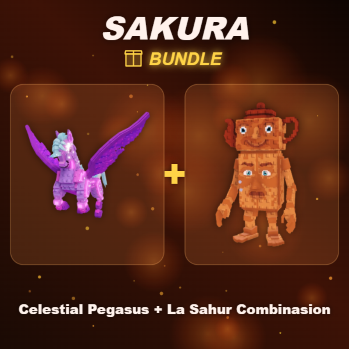 📦 BUNDLE ⭐ Celestial Pegasus + La Sahur Combinasion ⭐