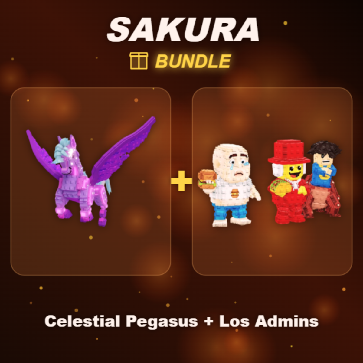 📦 BUNDLE ⭐ Celestial Pegasus + Los Admins ⭐