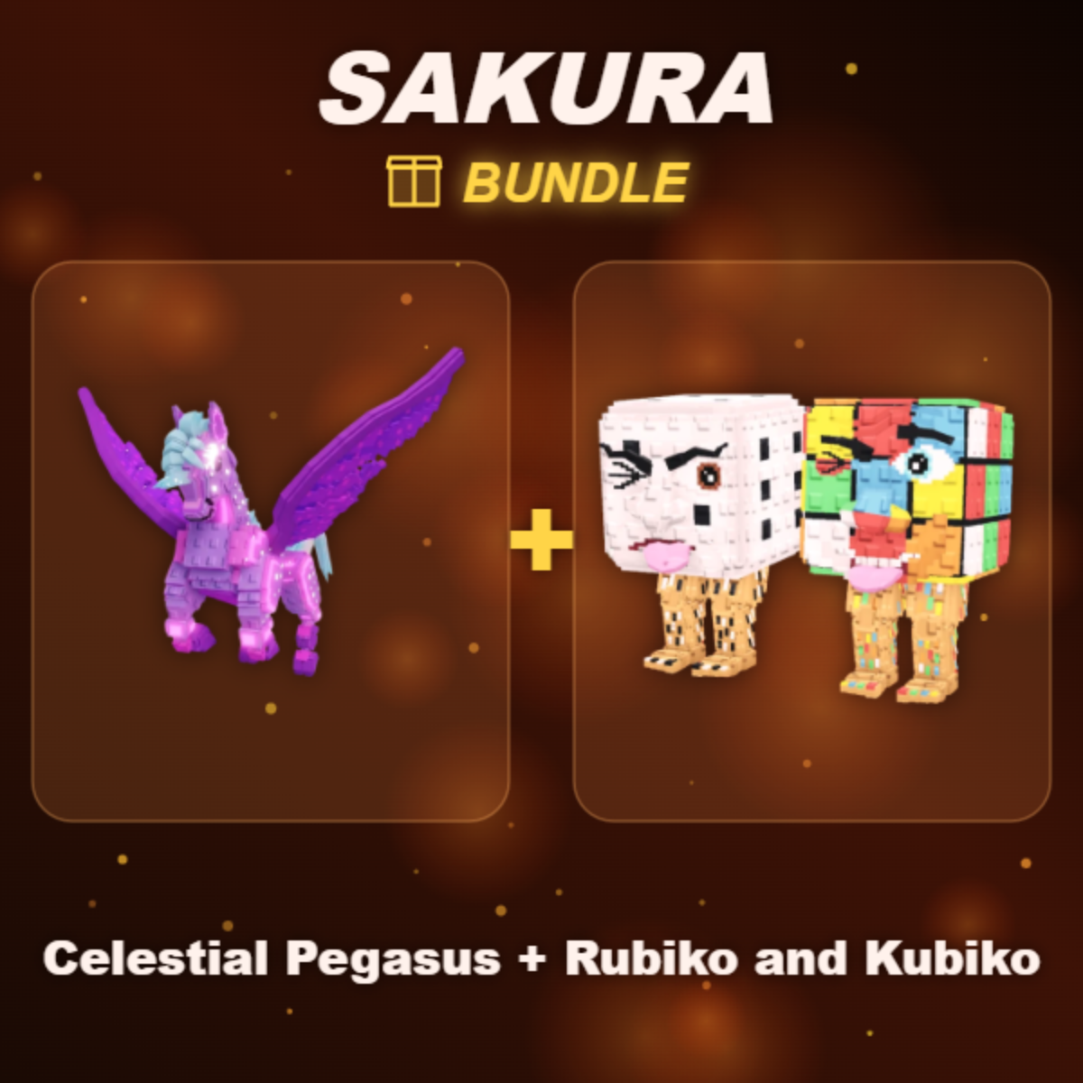 📦 BUNDLE ⭐ Celestial Pegasus + Rubiko and Kubiko ⭐