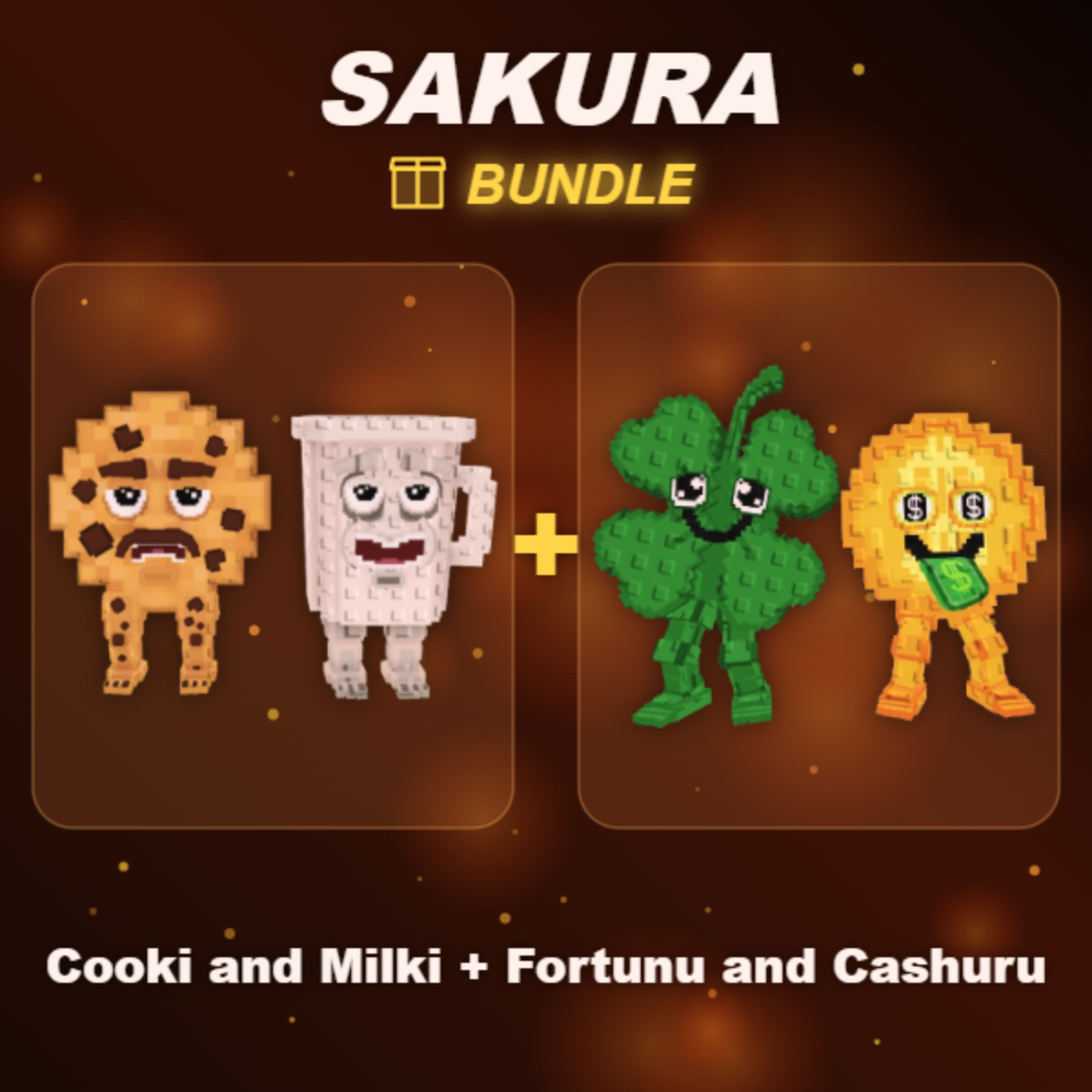 📦 BUNDLE ⭐ Cooki and Milki + Fortunu and Cashuru ⭐
