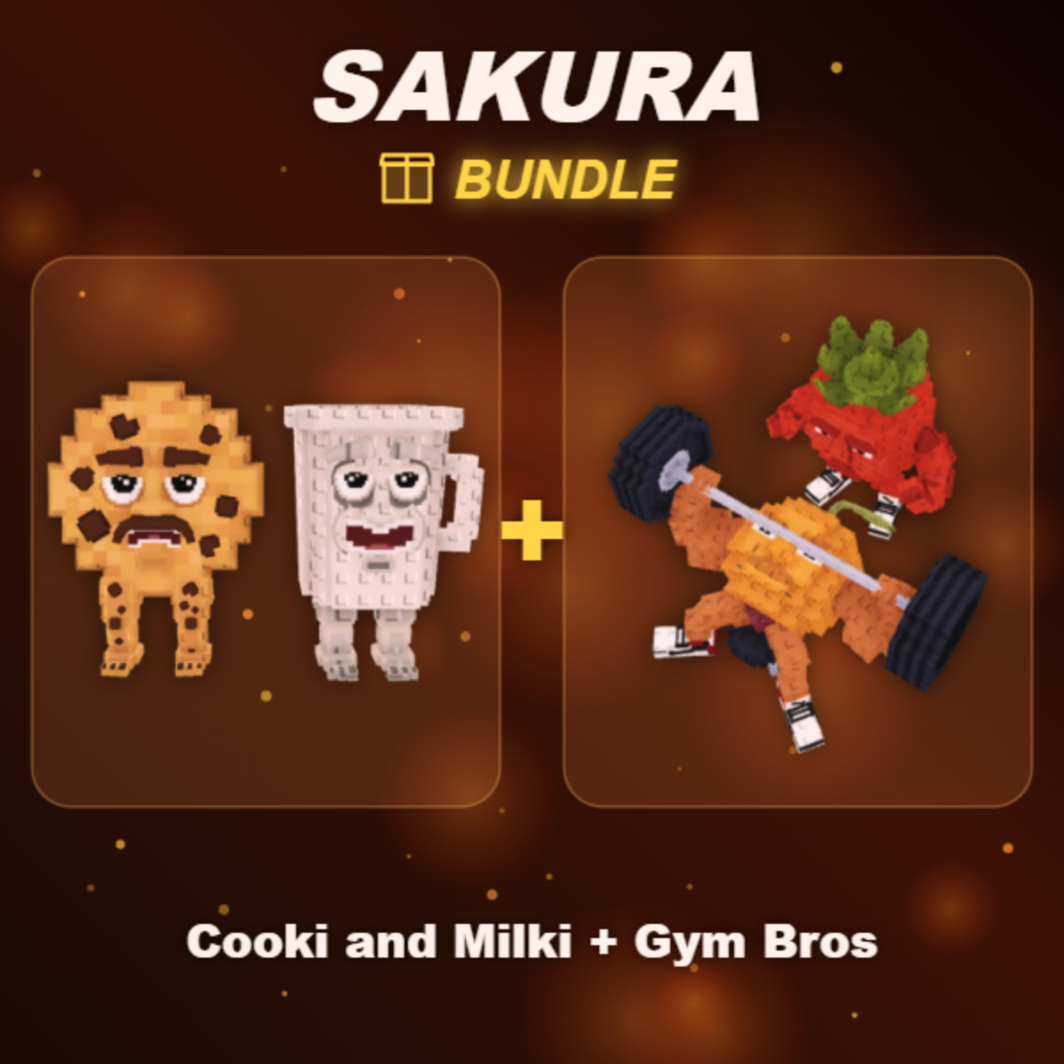 📦 BUNDLE ⭐ Cooki and Milki + Gym Bros ⭐