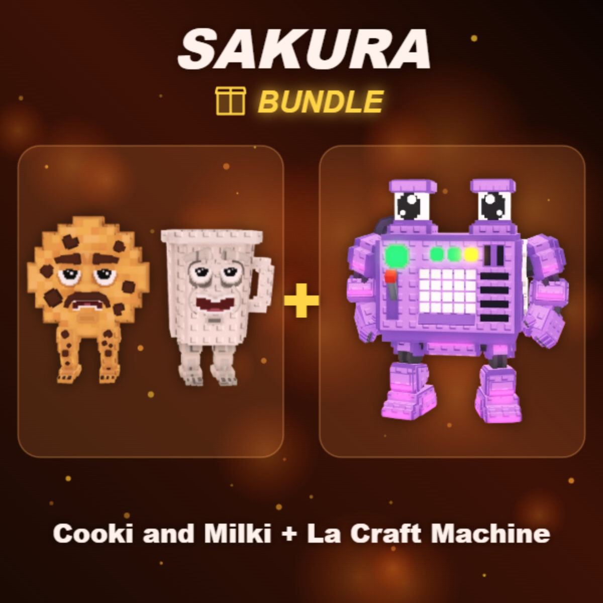 📦 BUNDLE ⭐ Cooki and Milki + La Craft Machine ⭐