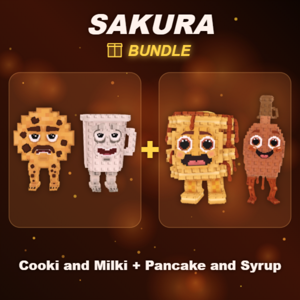 📦 BUNDLE ⭐ Cooki and Milki + Pancake and Syrup ⭐