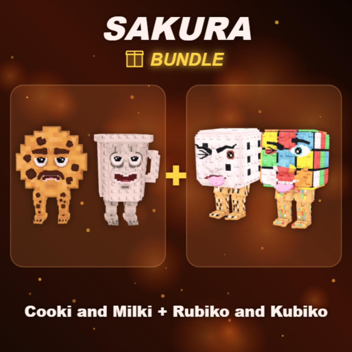 📦 BUNDLE ⭐ Cooki and Milki + Rubiko and Kubiko ⭐