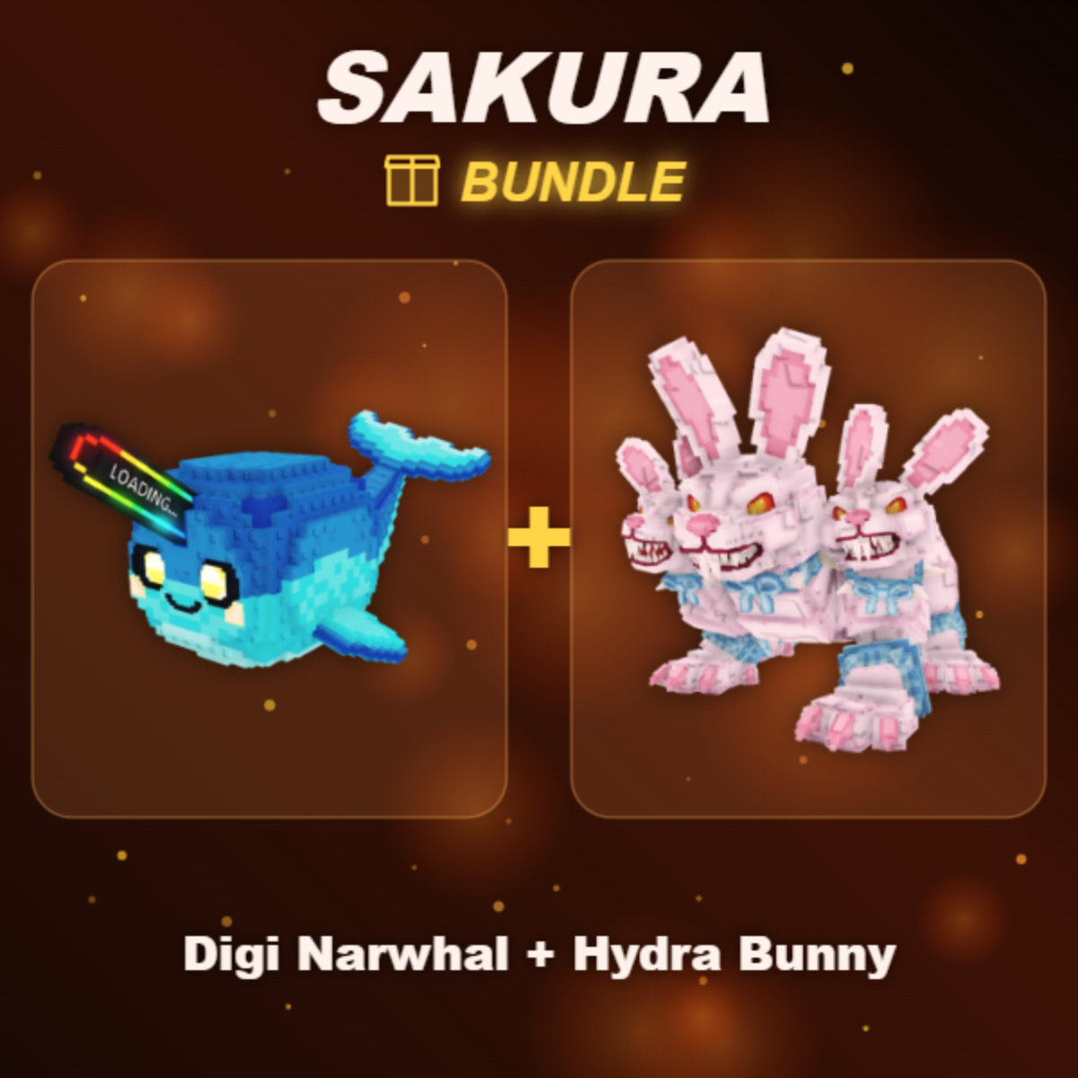 📦 BUNDLE ⭐ Digi Narwhal + Hydra Bunny ⭐