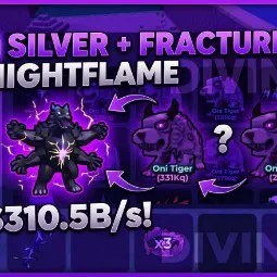 Silver Fractured NightFla