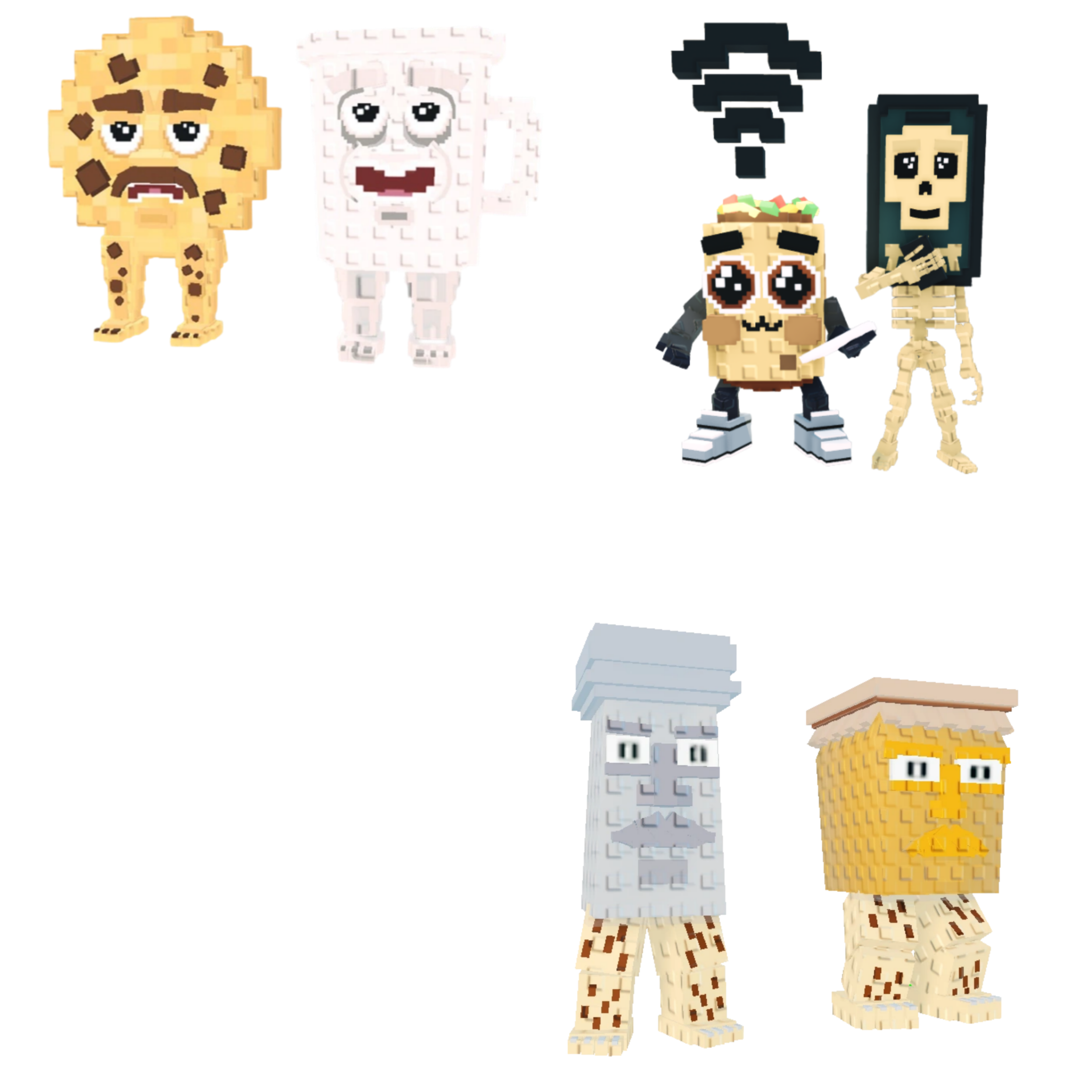 [BUNDLE] - ⚙️ 1x Cooki and Milki ⚙️ 1x Garama and Madundung ⚙️ 1x Los Mobilis