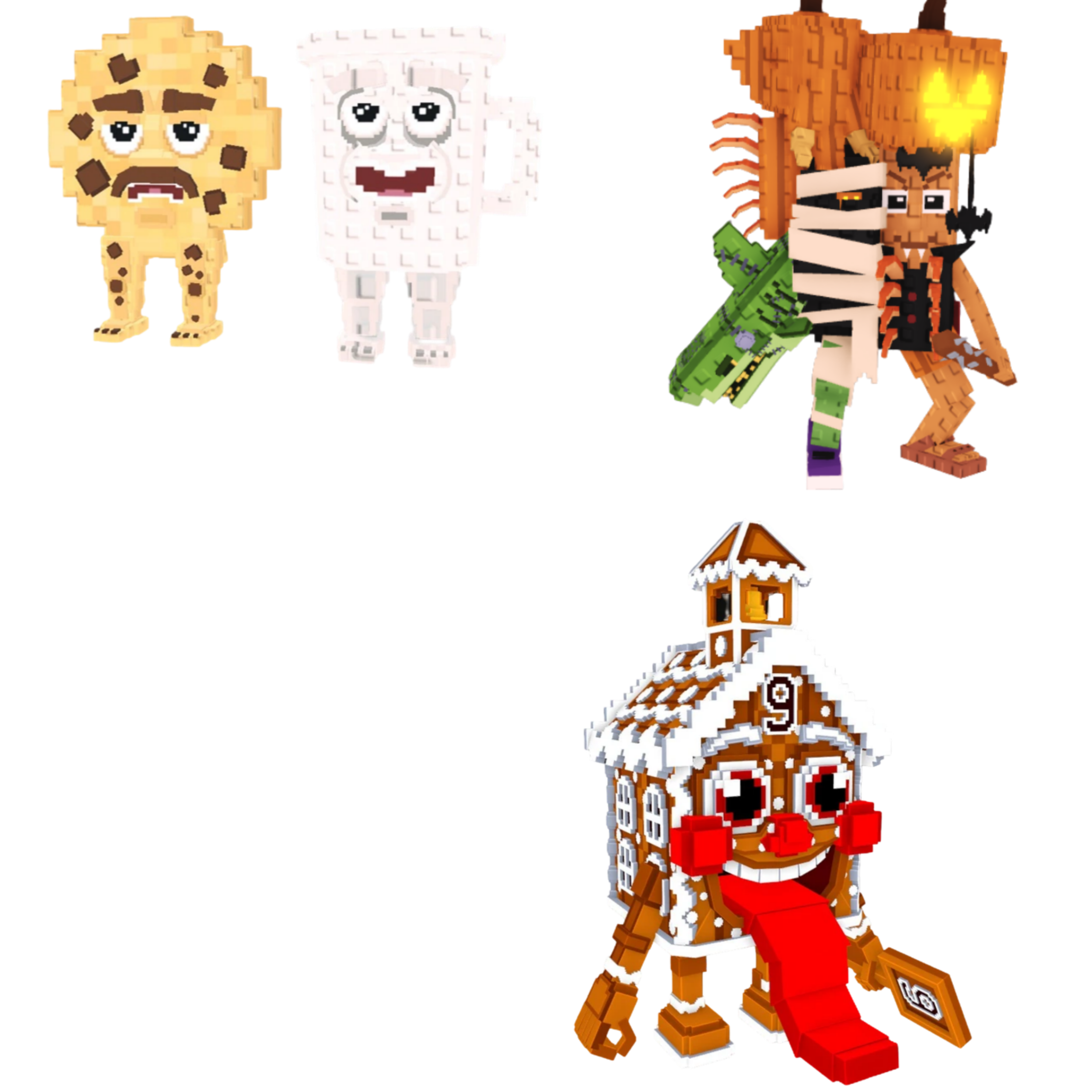 [BUNDLE] - 💫 1x Cooki and Milki 💫 1x La Ginger Sekolah 💫 1x La Spooky Grande