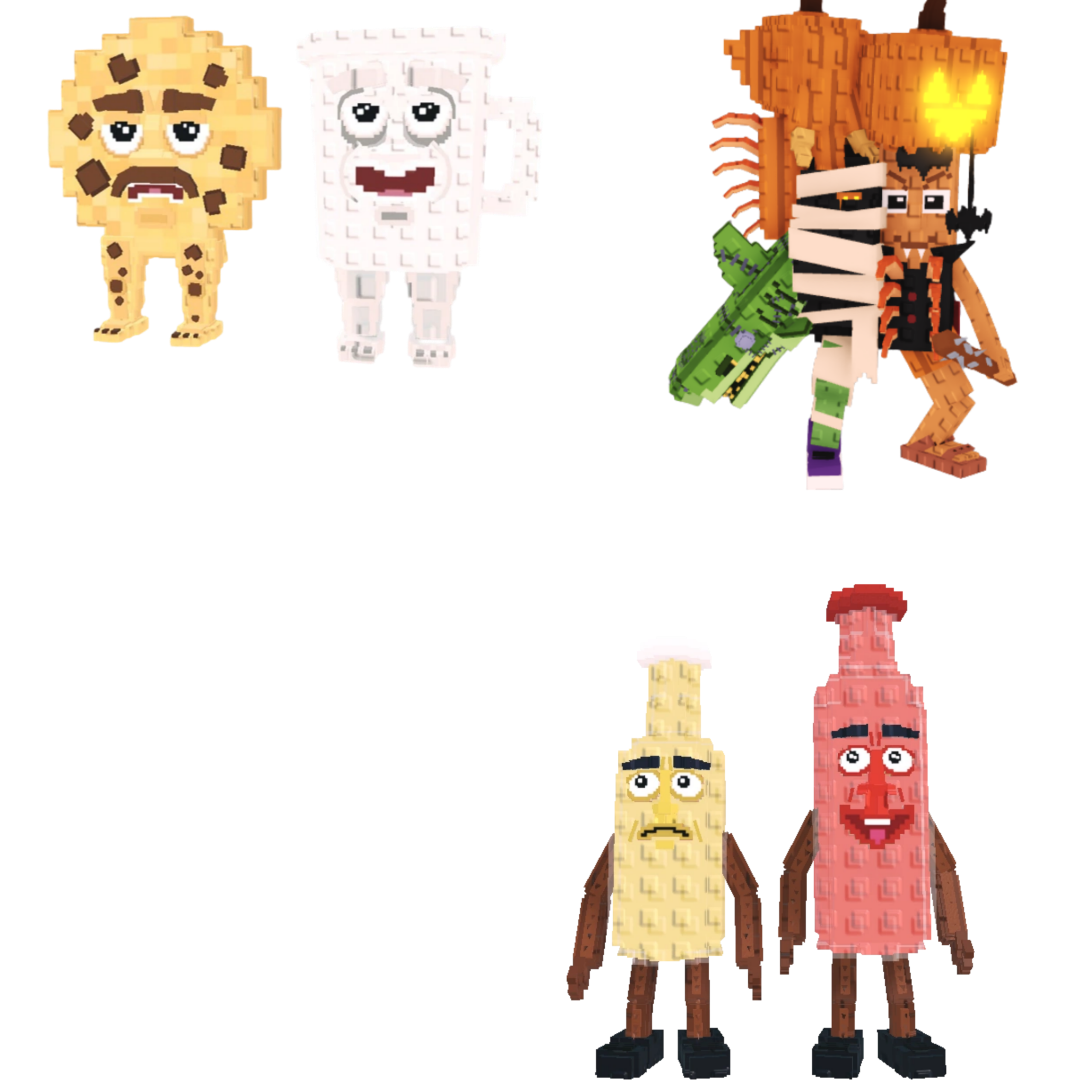 [BUNDLE] - 💋 1x Cooki and Milki 💋 1x Ketchuru and Musturu 💋 1x La Spooky Grande
