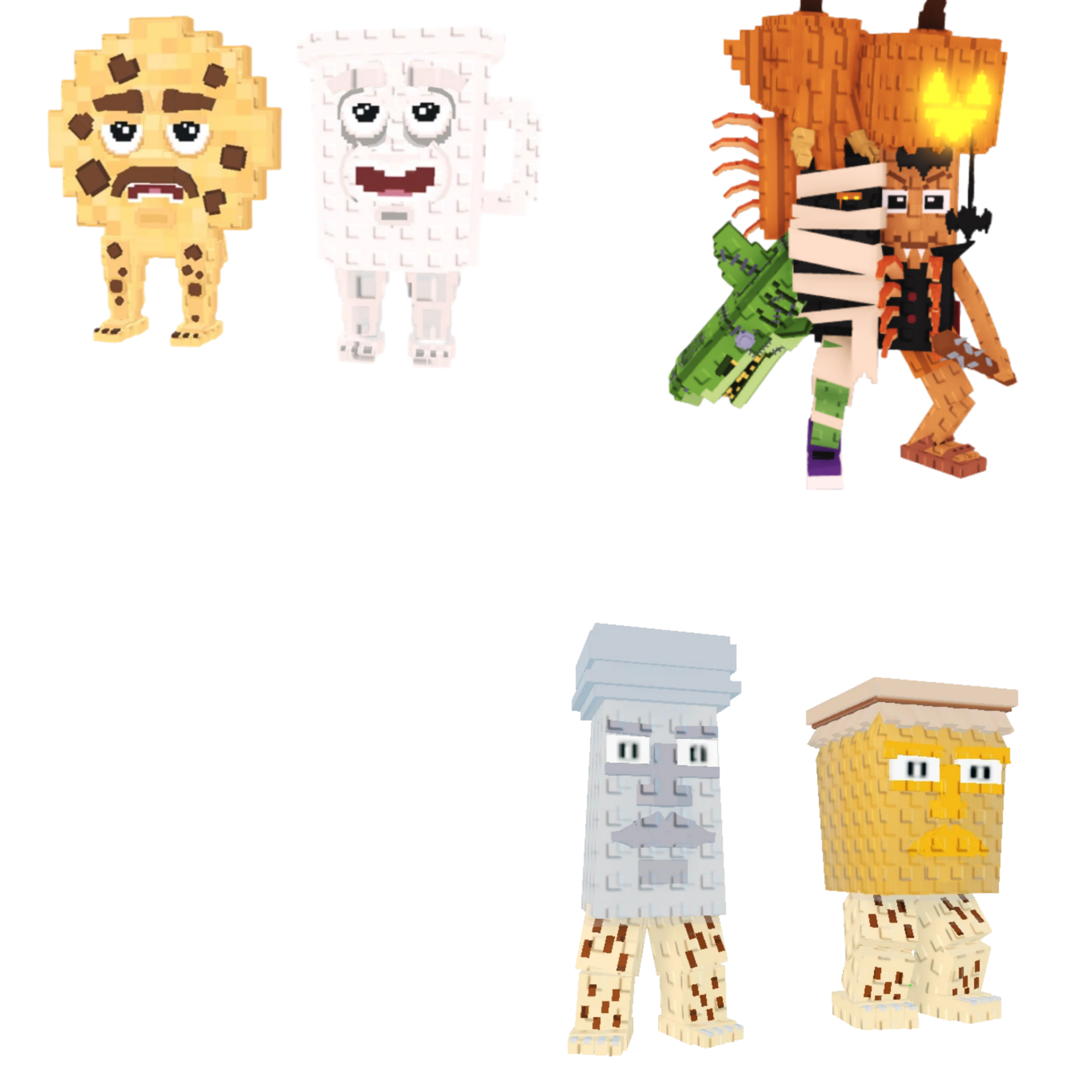 [BUNDLE] - 💬 1x Cooki and Milki 💬 1x Garama and Madundung 💬 1x La Spooky Grande