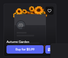 Autumn Garden | Profile effect | 4.99 $