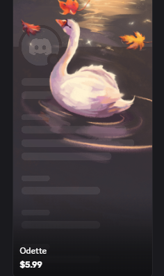 Odette | Profile effect | 4.99 $