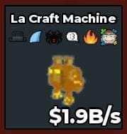 BS9692 La Craft Machine Gold 1.9B/s