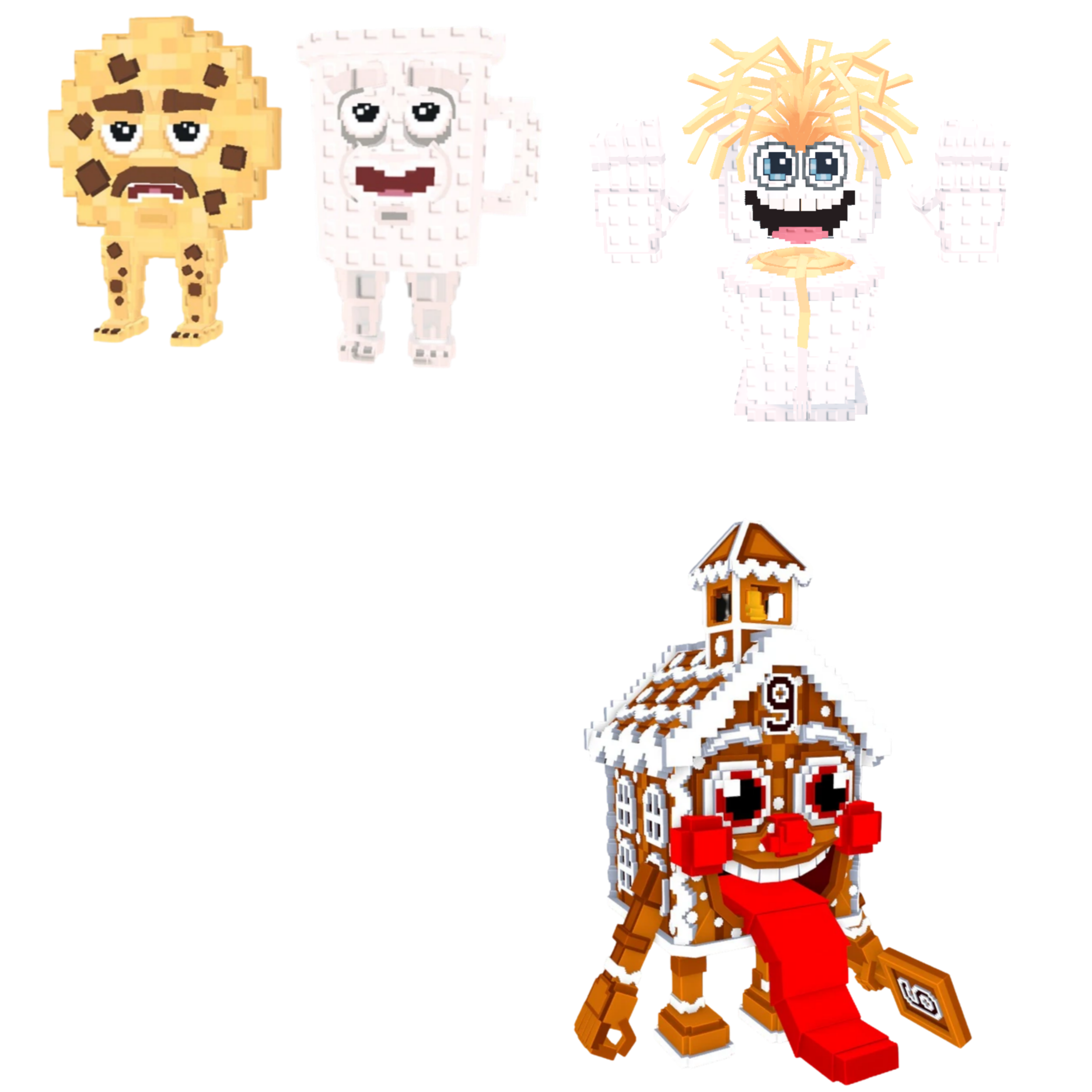 [BUNDLE] - 🤎 1x Cooki and Milki 🤎 1x La Ginger Sekolah 🤎 1x Spaghetti Tualetti