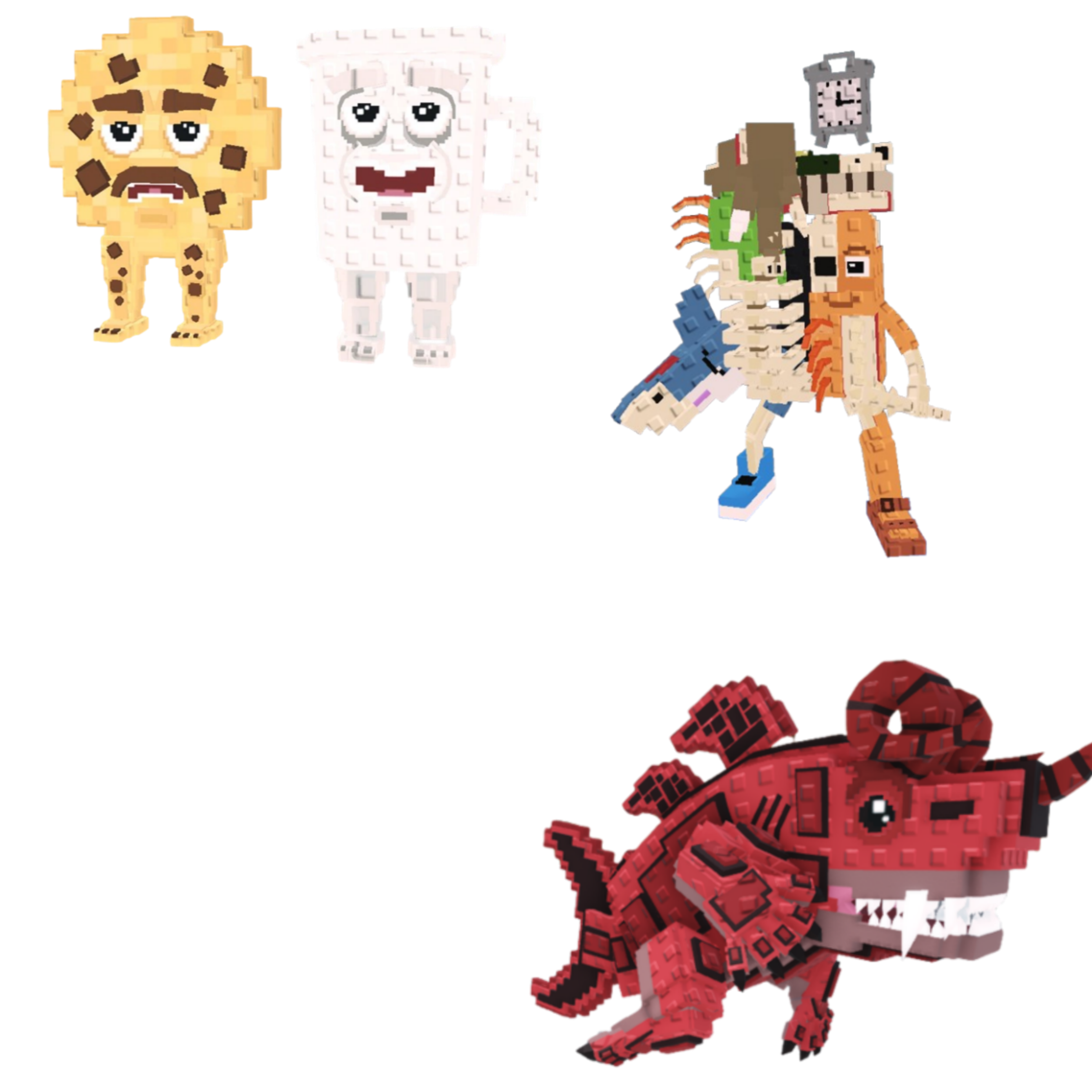 [BUNDLE] - 🛍️ 1x Cooki and Milki 🛍️ 1x Eviledon 🛍️ 1x La Extinct Grande
