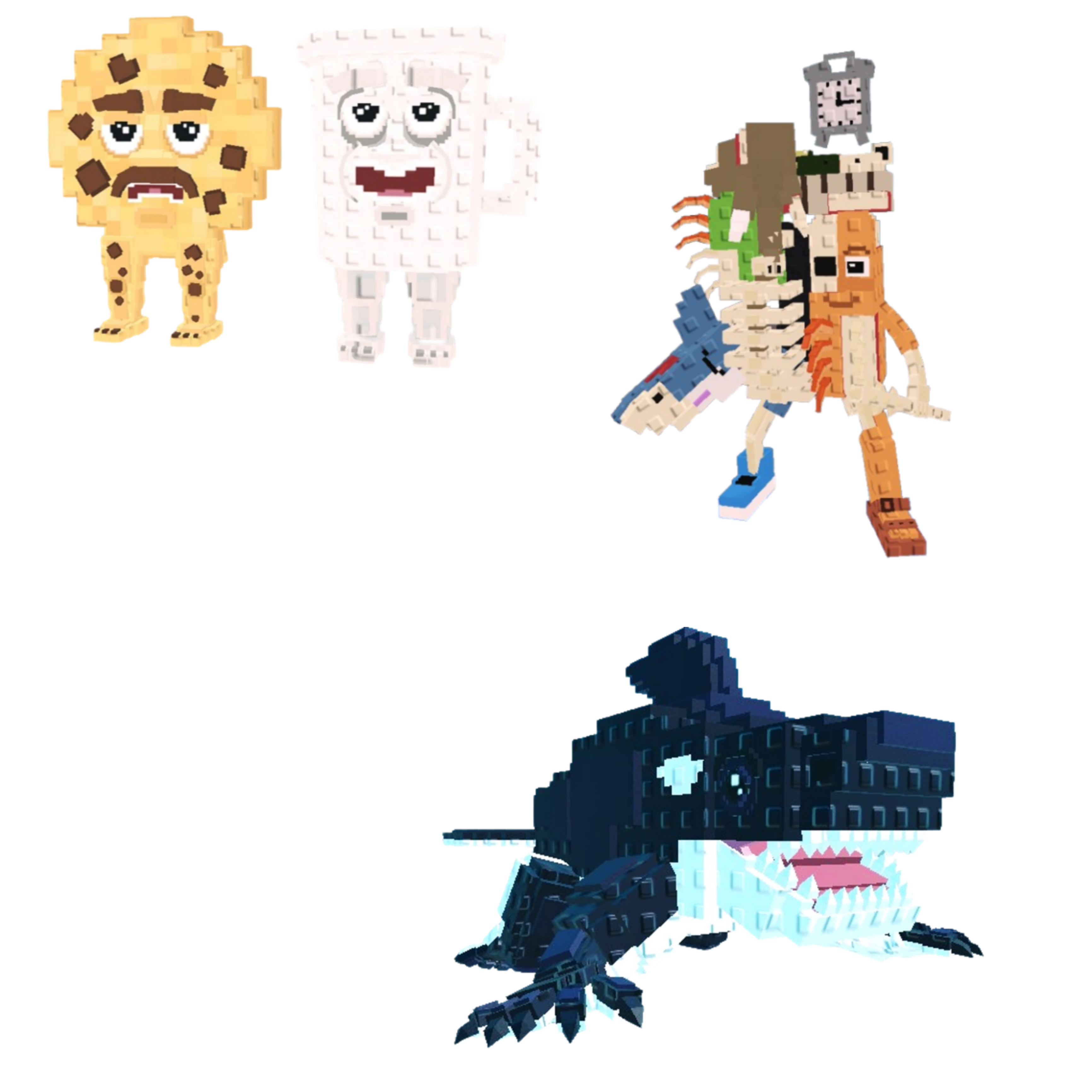 [BUNDLE] - ⚔️ 1x Cooki and Milki ⚔️ 1x Orcaledon ⚔️ 1x La Extinct Grande