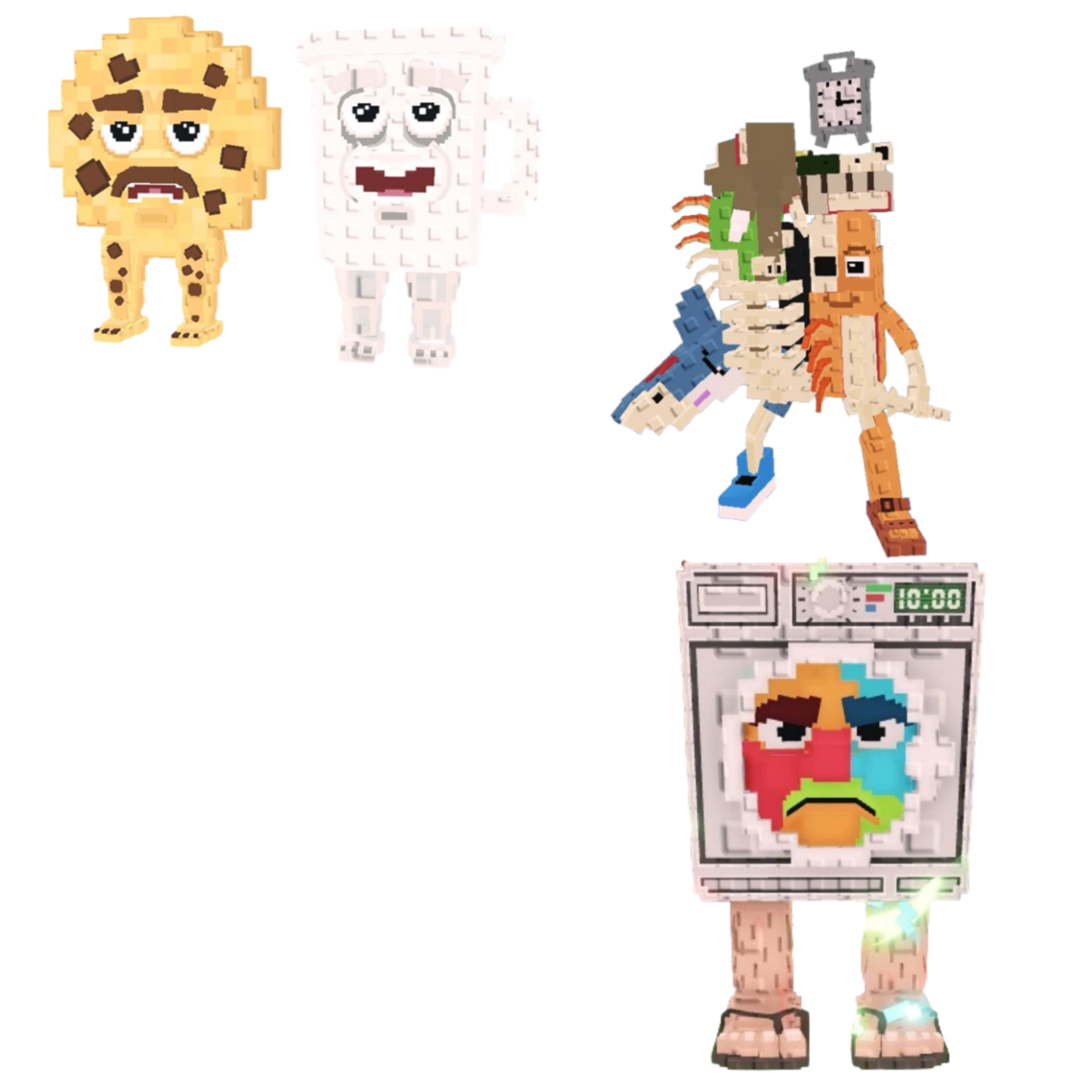 [BUNDLE] - 🗝️ 1x Cooki and Milki 🗝️ 1x Lavadorito Spinito 🗝️1x La Extinct Grande