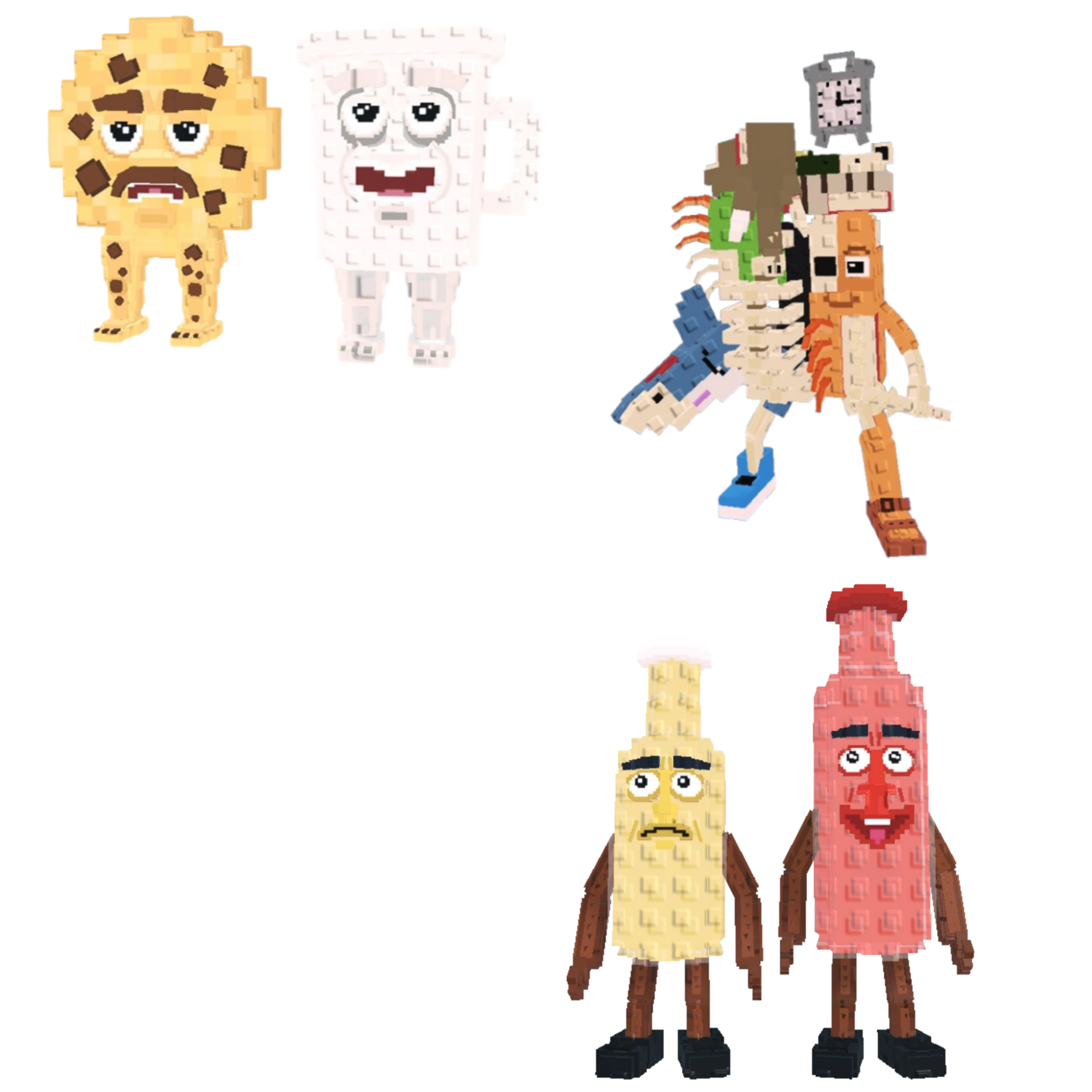 [BUNDLE] - ⛏️ 1x Cooki and Milki ⛏️ 1x Ketchuru and Musturu ⛏️ 1x La Extinct Grande