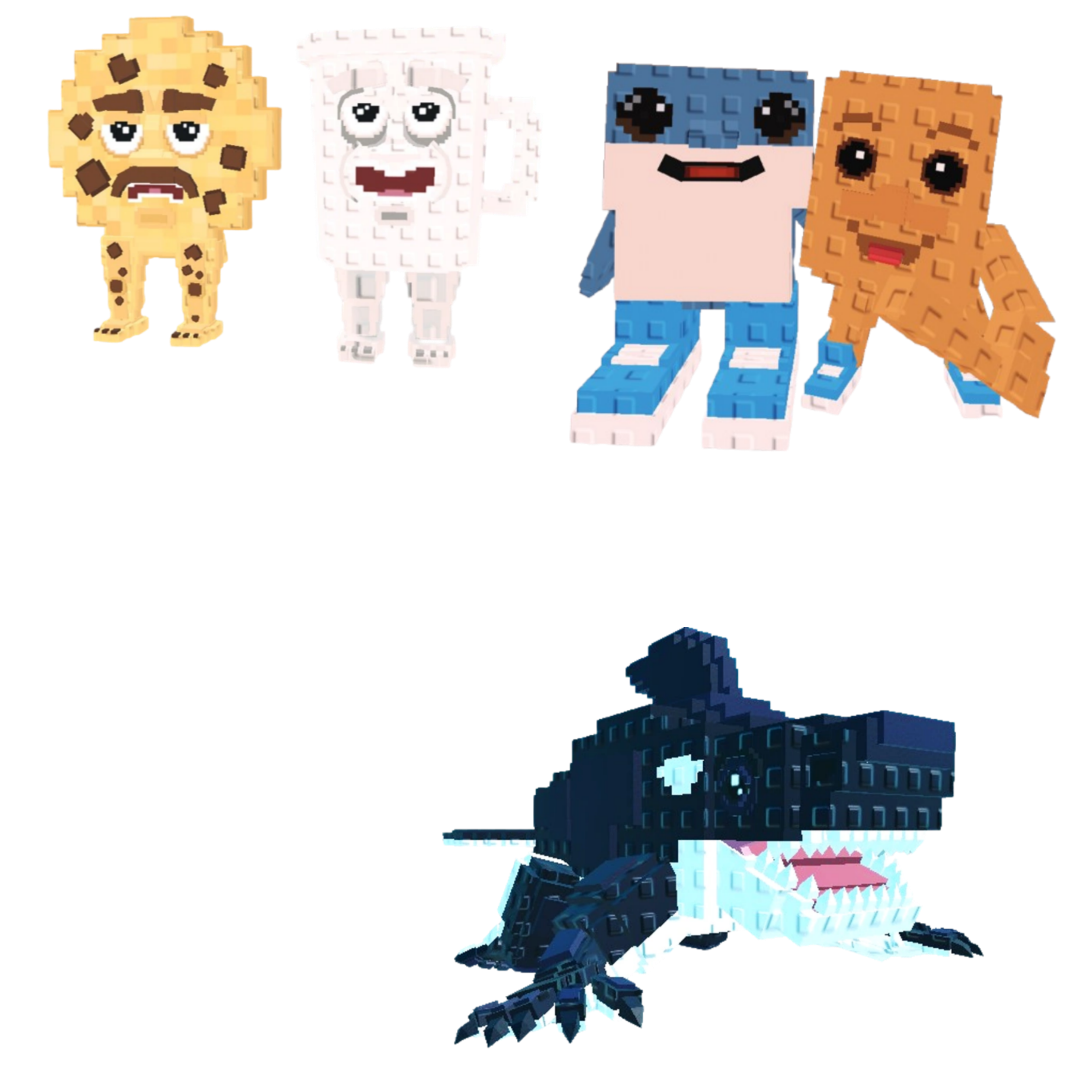 [BUNDLE] - ☎️ 1x Cooki and Milki ☎️ 1x Orcaledon ☎️ 1x Los Bros