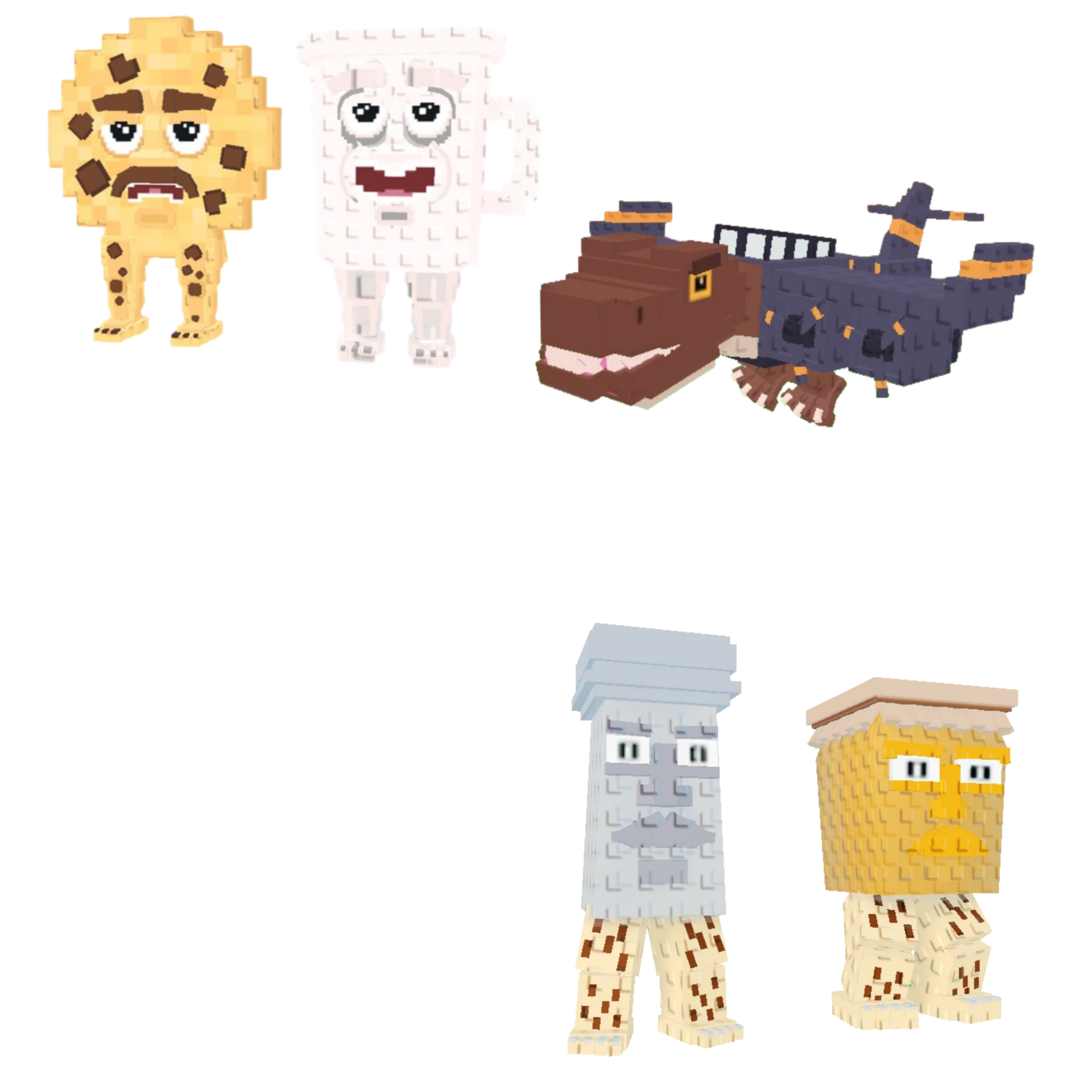 [BUNDLE] - 😉 1x Cooki and Milki 😉 1x Garama and Madundung 😉 1x Nuclearo Dinossauro
