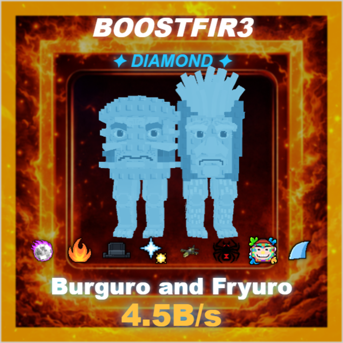 🔥 Burguro and Fryuro 🔥 4.5B/s 🔥 Diamond 🔥