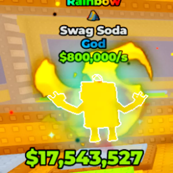 Rainbow Swag Soda 800k/s ✨ Break a Lucky Block ✨ Instant Delivery