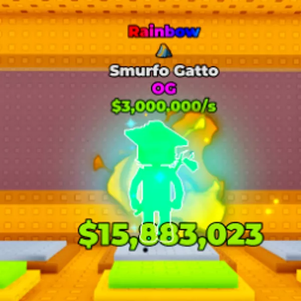 Smurfo Gatto 3m/s ✨ Break a Lucky block ✨ Instant Delivery