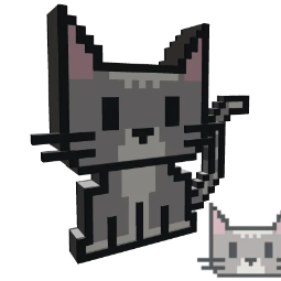 ⚡8-Bit Tabby Cat⚡【Clean Roblox Limited】
