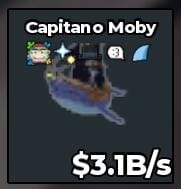 BS9744 Capitano Moby 3.1B/s 5 Trait 🎩✨