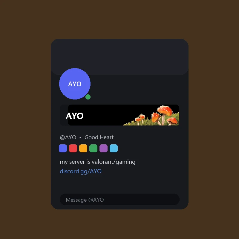 Discord Toadstools Nameplate 🎁 | Gift Link | Instant