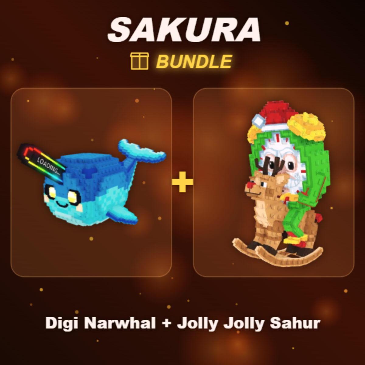 📦 BUNDLE ⭐ Digi Narwhal + Jolly Jolly Sahur ⭐