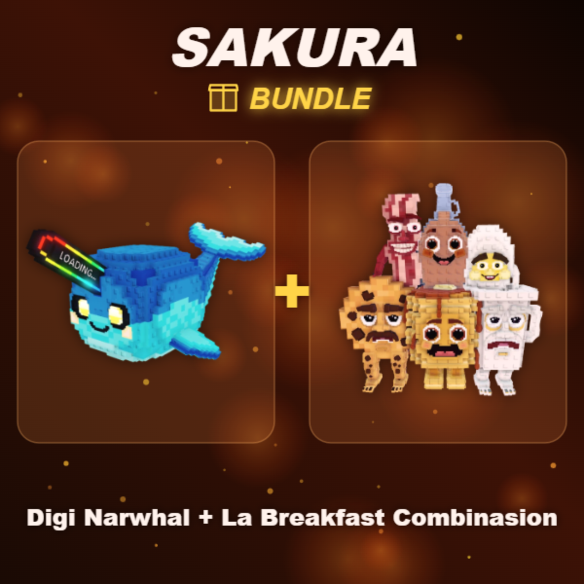 📦 BUNDLE ⭐ Digi Narwhal + La Breakfast Combinasion ⭐