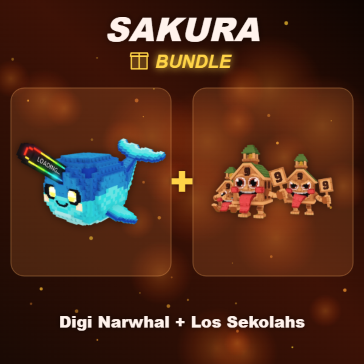 📦 BUNDLE ⭐ Digi Narwhal + Los Sekolahs ⭐