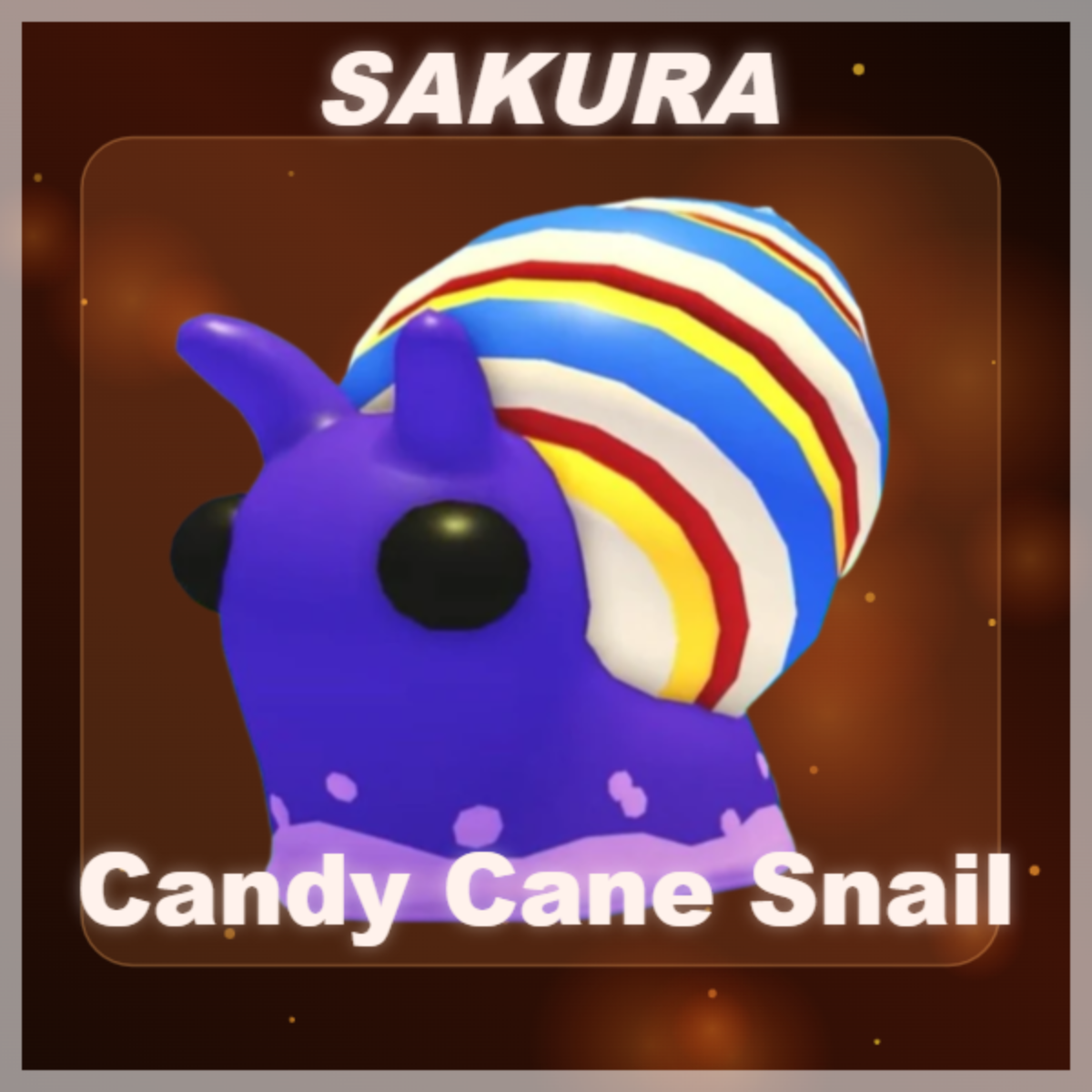 ⭐ Candy Cane Snail ⭐