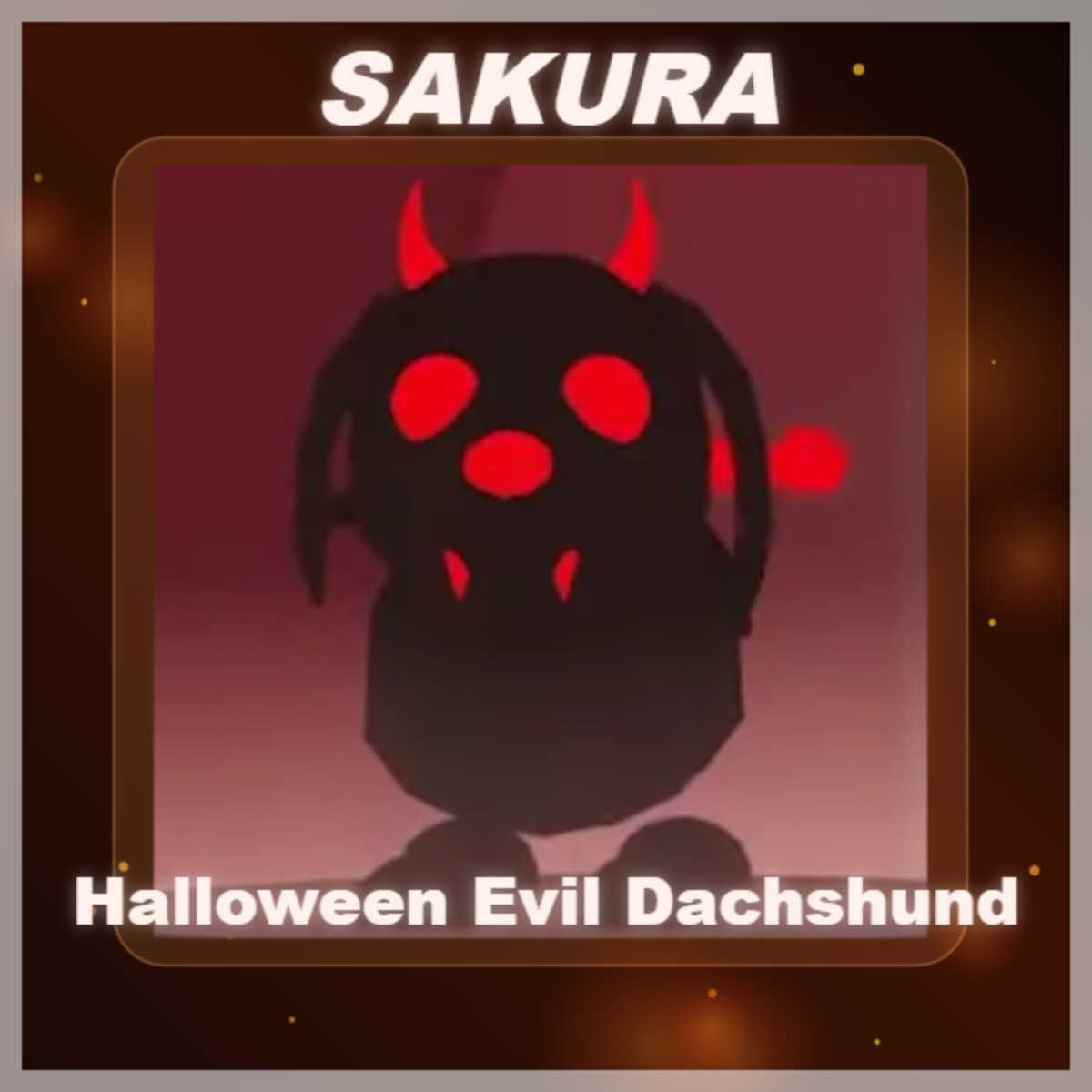 ⭐ Halloween Evil Dachshund ⭐