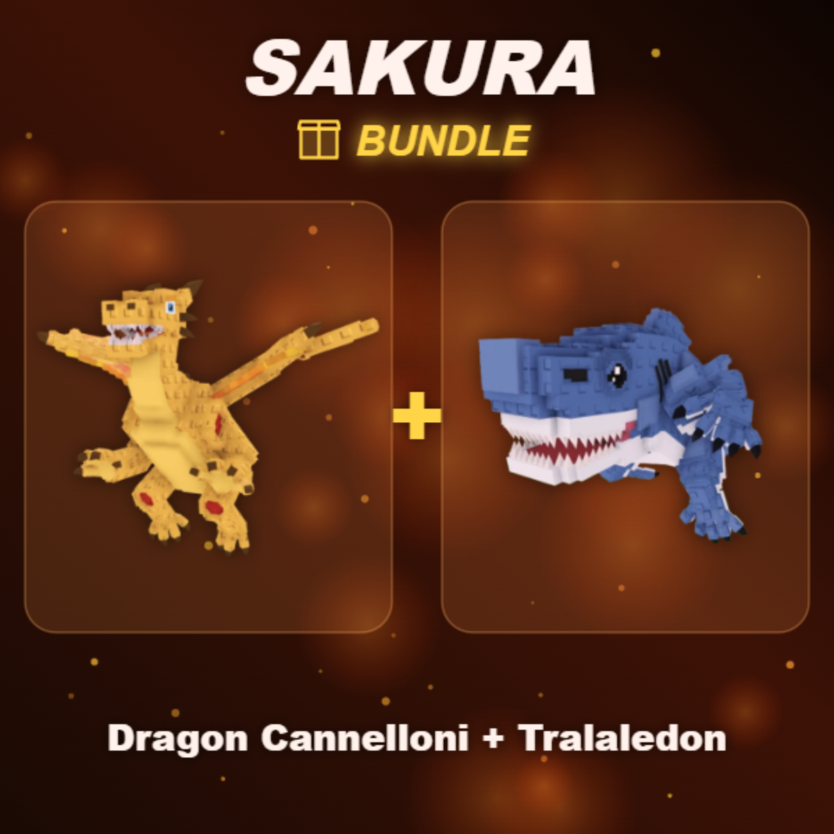 📦 BUNDLE ⭐ Dragon Cannelloni + Tralaledon ⭐