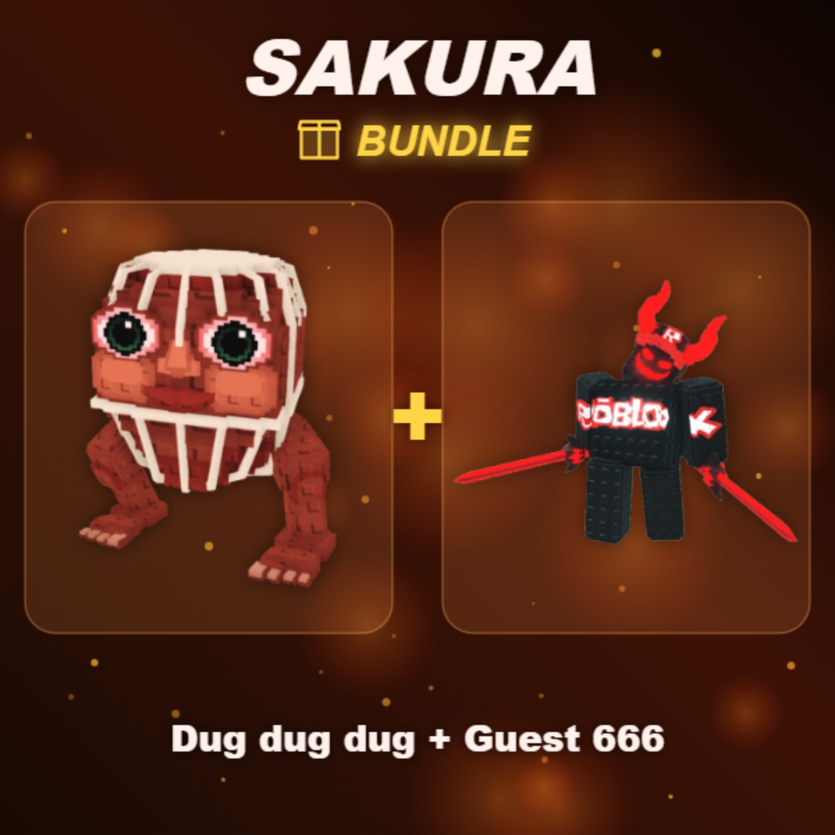 📦 BUNDLE ⭐ Dug dug dug + Guest 666 ⭐