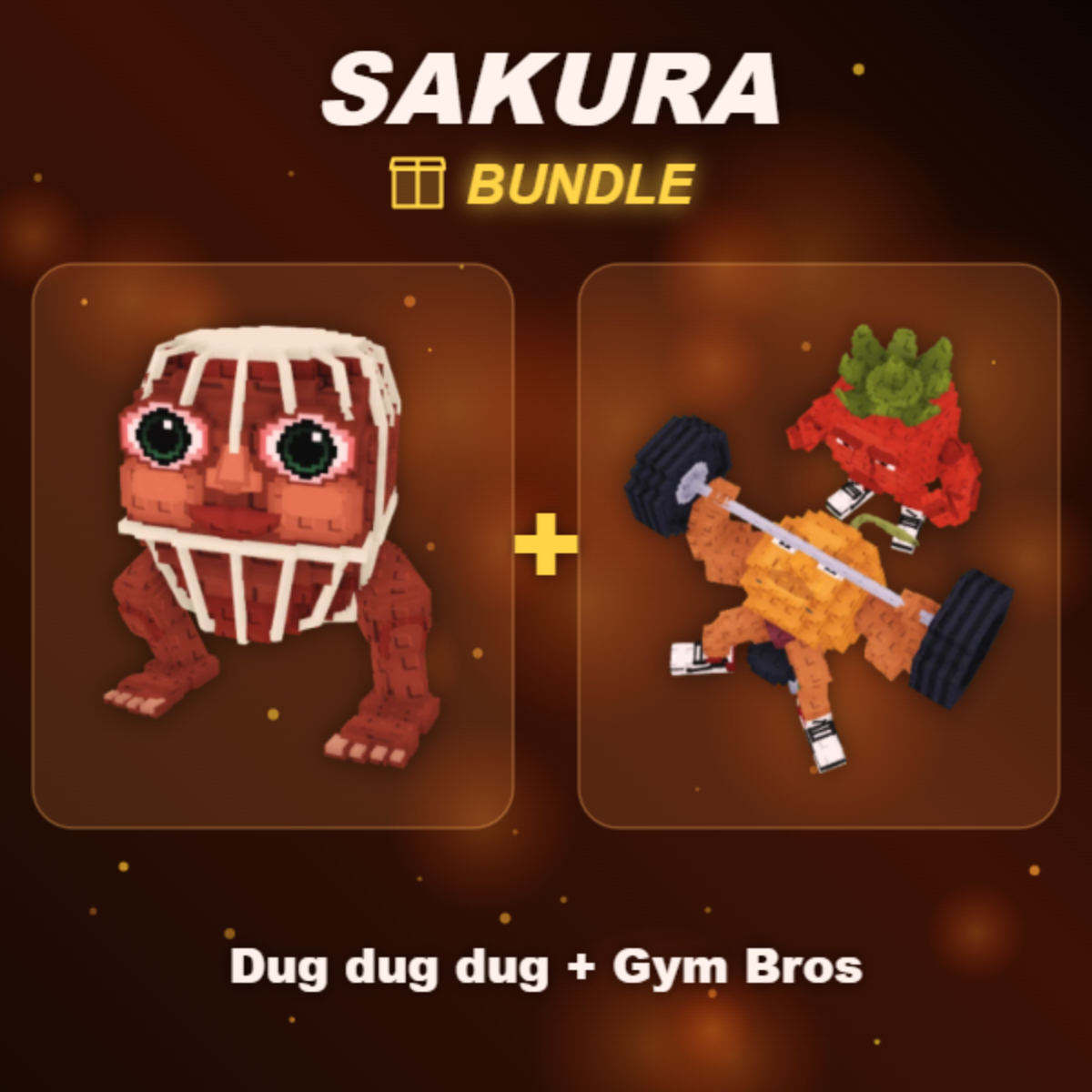 📦 BUNDLE ⭐ Dug dug dug + Gym Bros ⭐