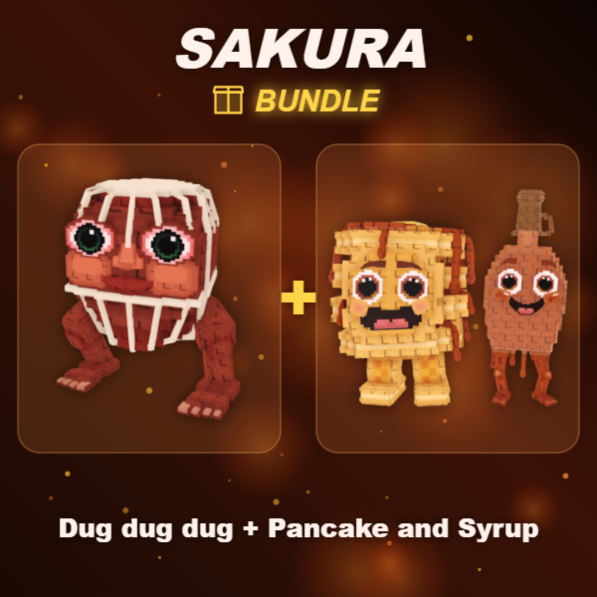 📦 BUNDLE ⭐ Dug dug dug + Pancake and Syrup ⭐
