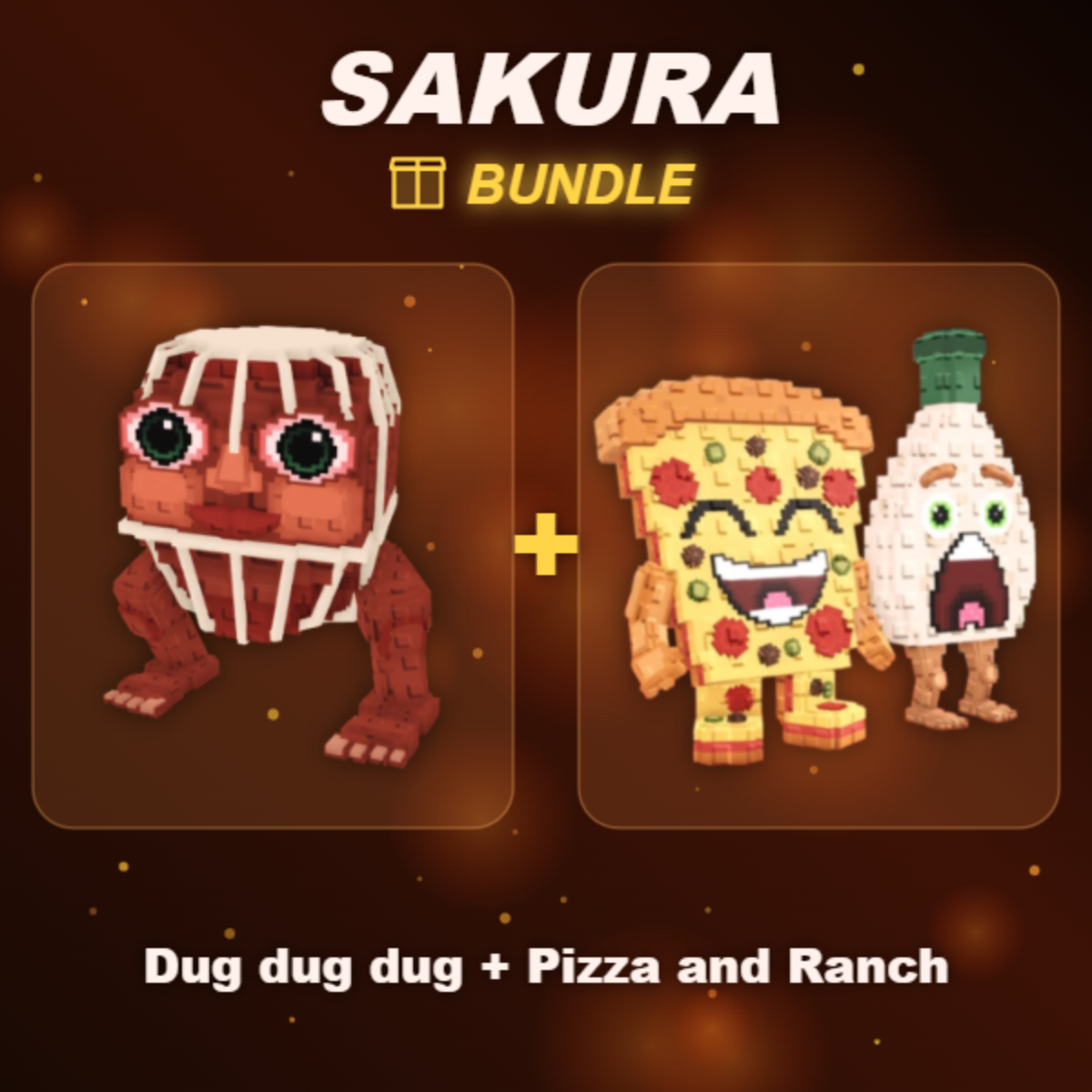 📦 BUNDLE ⭐ Dug dug dug + Pizza and Ranch ⭐