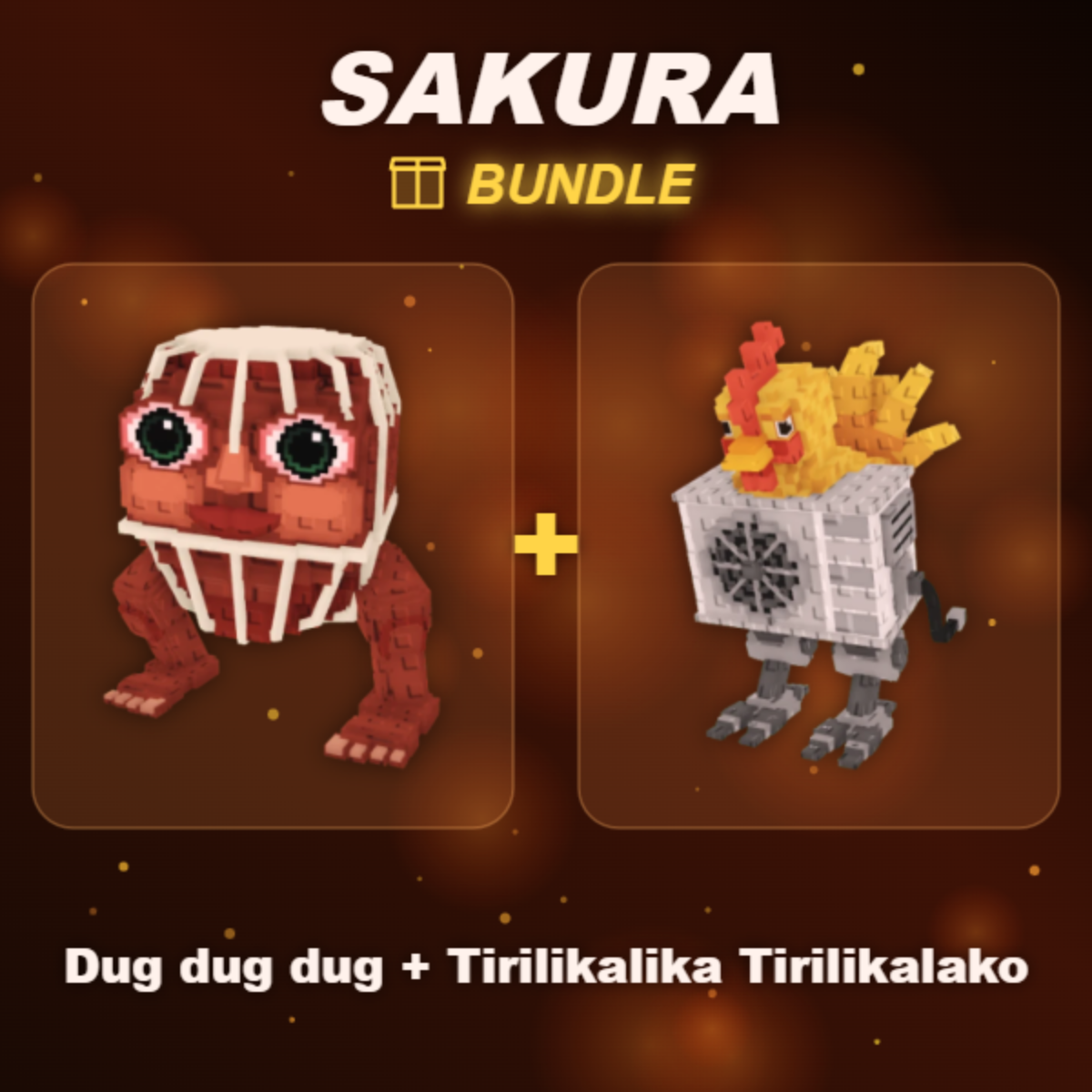 📦 BUNDLE ⭐ Dug dug dug + Tirilikalika Tirilikalako ⭐