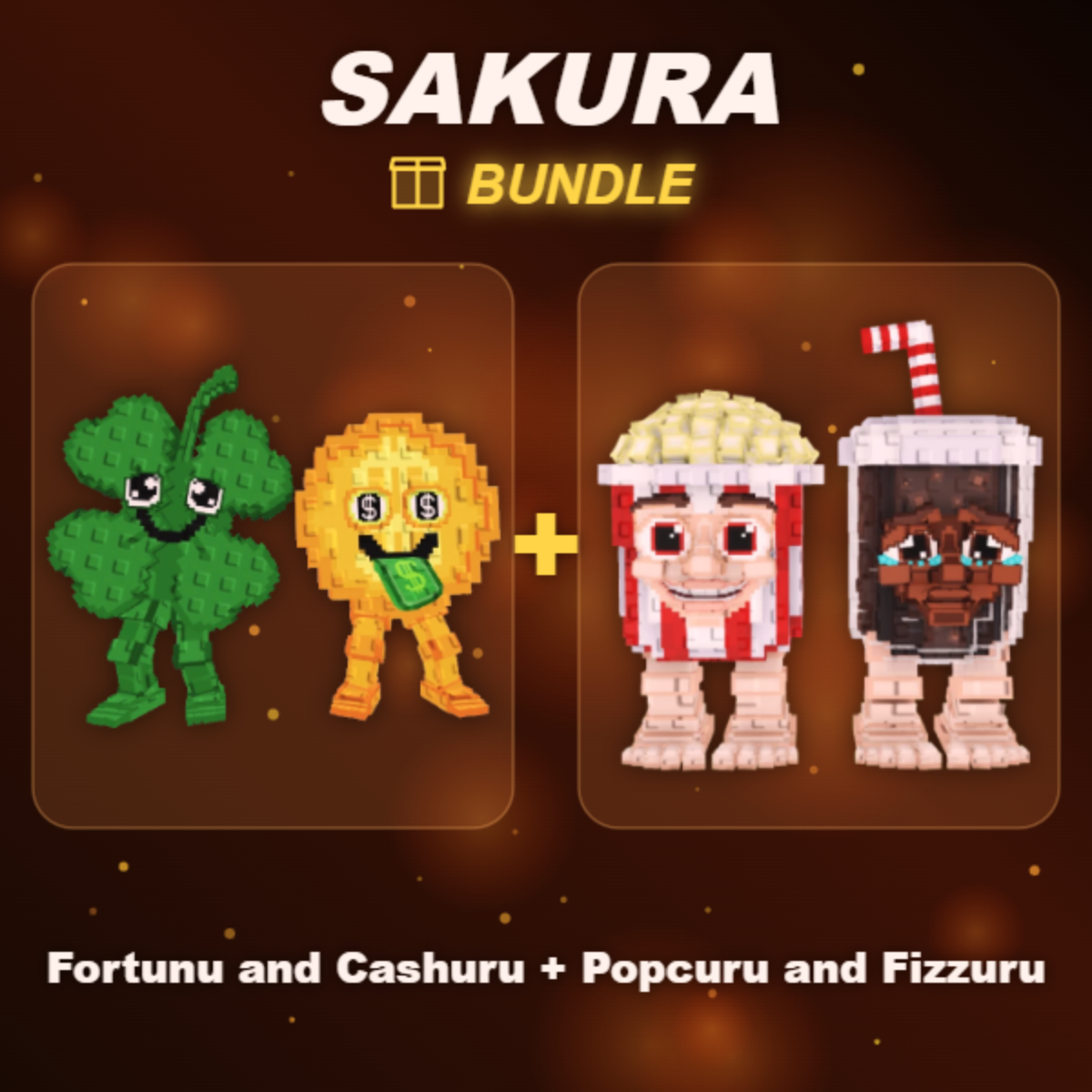 📦 BUNDLE ⭐ Fortunu and Cashuru + Popcuru and Fizzuru ⭐