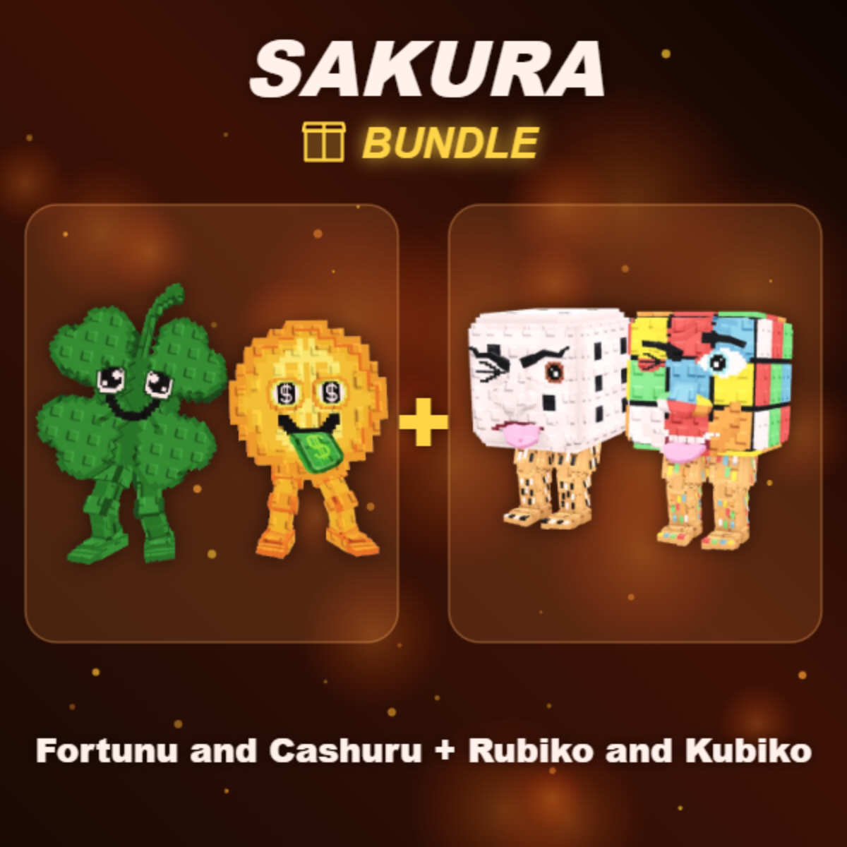 📦 BUNDLE ⭐ Fortunu and Cashuru + Rubiko and Kubiko ⭐