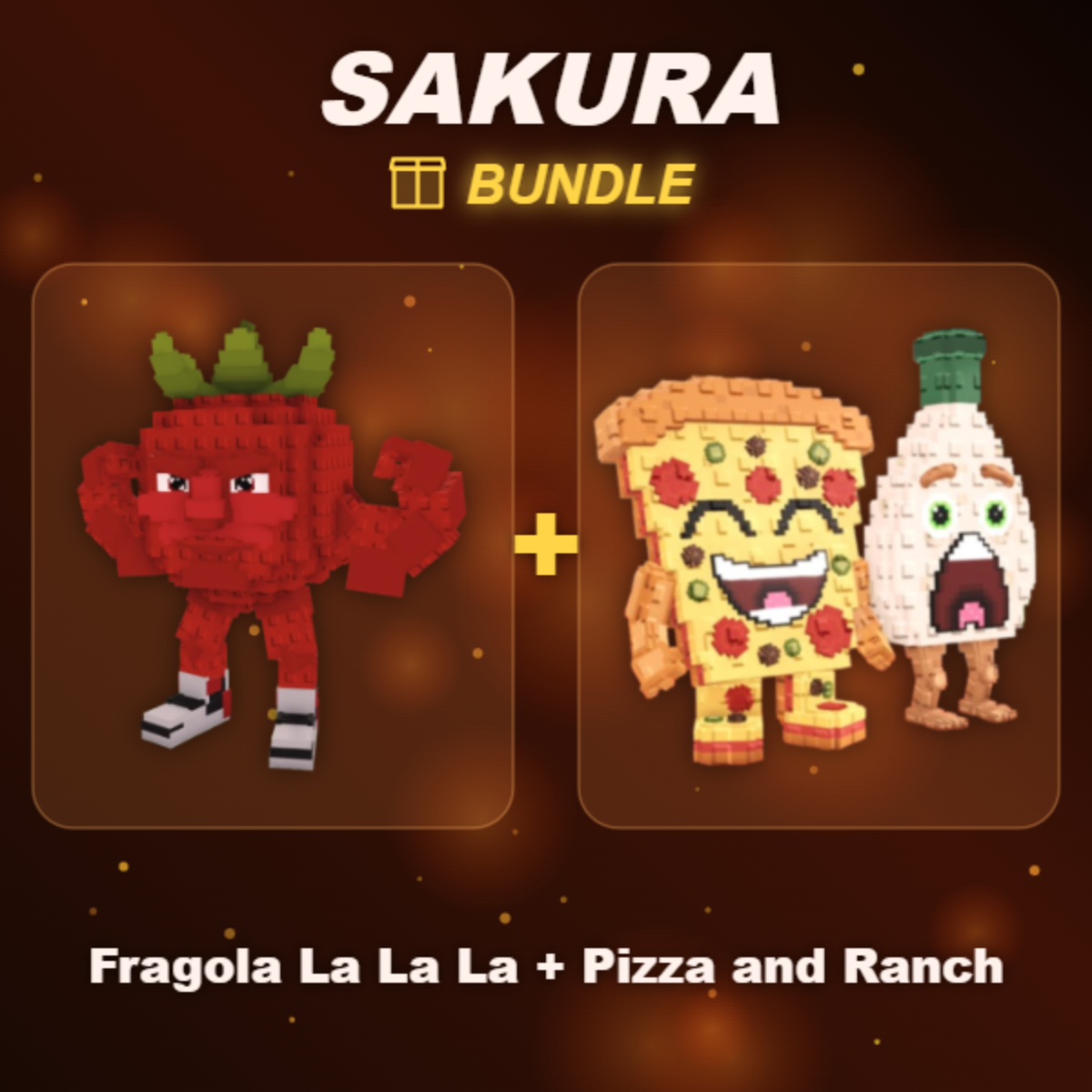 📦 BUNDLE ⭐ Fragola La La La + Pizza and Ranch ⭐